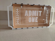 Load image into Gallery viewer, Shadow / display box for movie, concert, theater, event tickets