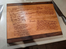 Load image into Gallery viewer, Personalized engraved cutting board
