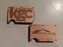 Load image into Gallery viewer, Custom Engraved, Wooden wallets