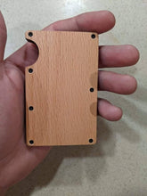 Load image into Gallery viewer, Custom Engraved, Wooden wallets