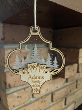 Load image into Gallery viewer, Christmas Eve Owl family ornaments
