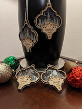 Load image into Gallery viewer, Christmas Eve Owl family ornaments